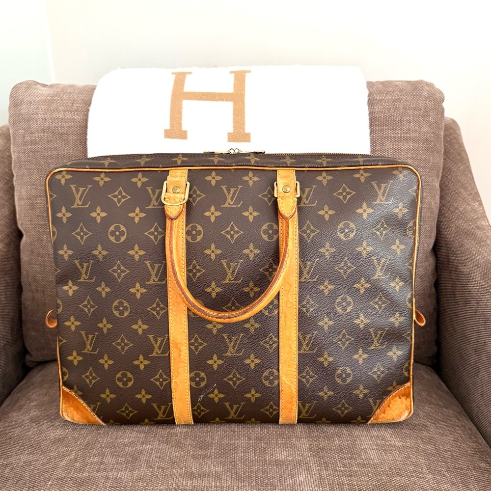 Authentic Louis Vuitton Porte Documents Voyage unisex bag M53361 laptop bag - Picture 9 of 16